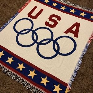Olympics throw blanket